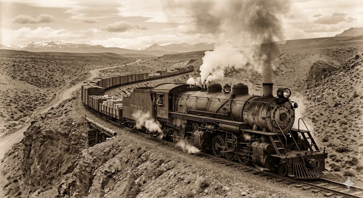 Llegada del tren a Bariloche